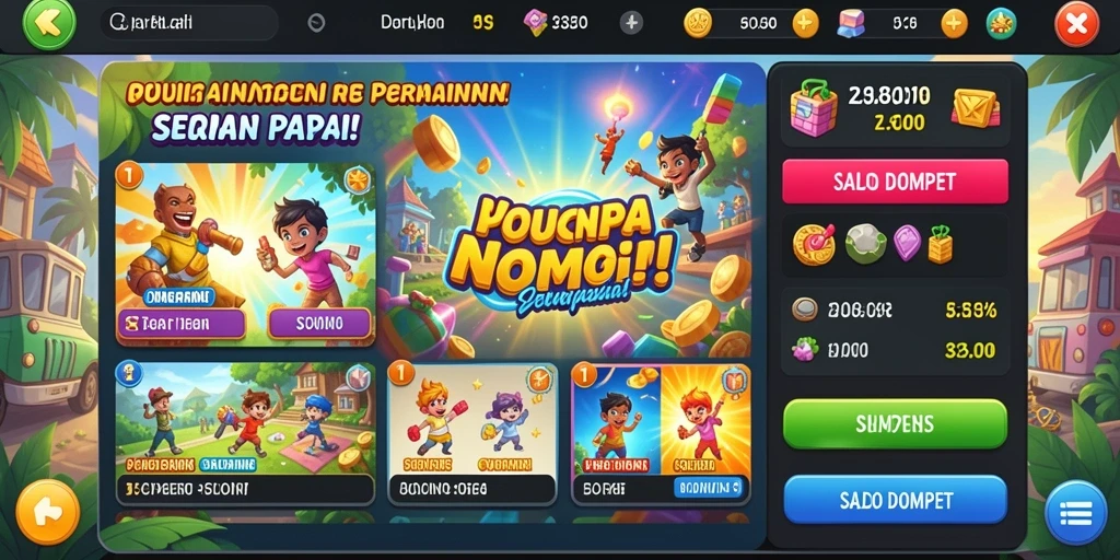 win4d - Menu permainan yang beragam dan mudah dijelajahi.